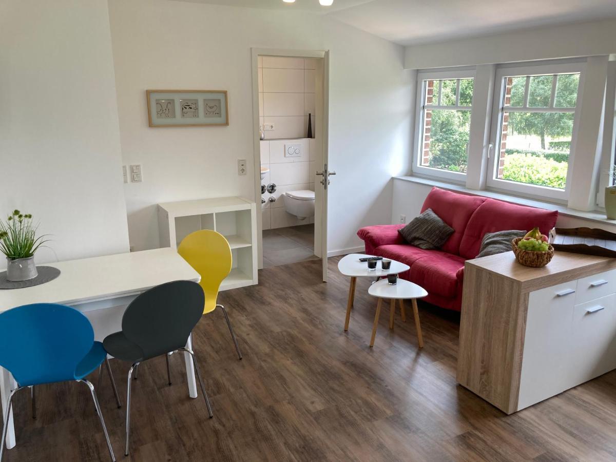 Ferienwohnung Heeser Birkenhof - Urlaub auf dem Bauernhof mit Blick ins Grüne Weeze Exterior foto